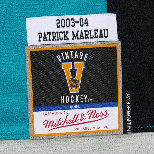 Patrick Marleau San Jose Sharks 2003-04 Power Play Jersey - Teal - Image 6