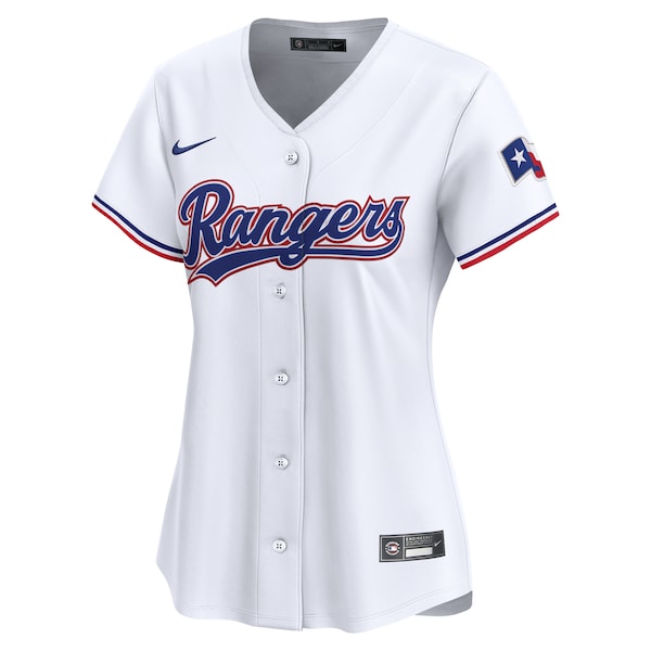 Texas Rangers Nike Women's Home Limited Jersey - White - Image 2