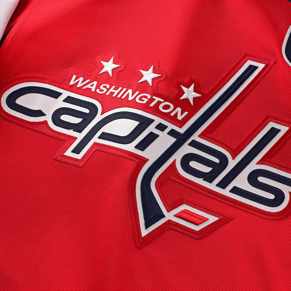 Washington Capitals Home Premium Custom Jersey - Red/White/Black - Image 6