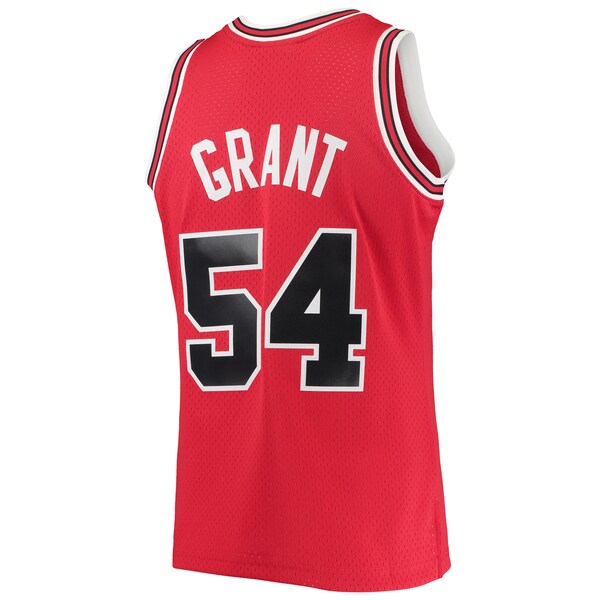 Horace Grant Chicago Bulls 1990/91 Throwback Dark Swingman Jersey - Red - Image 5