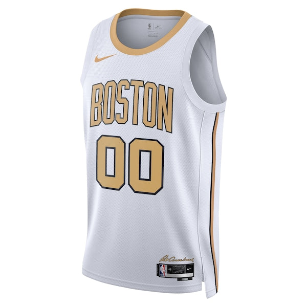 Boston Celtics Nike Unisex 2025/26 City Edition Swingman Custom Jersey - White - Image 2