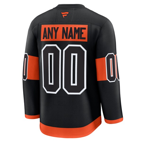 Philadelphia Flyers Alternate Premium Custom Jersey - Black - Image 4