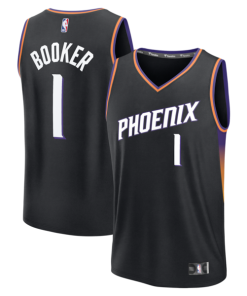 Devin Booker Phoenix Suns  Fast Break Jersey - Statement Edition - Black
