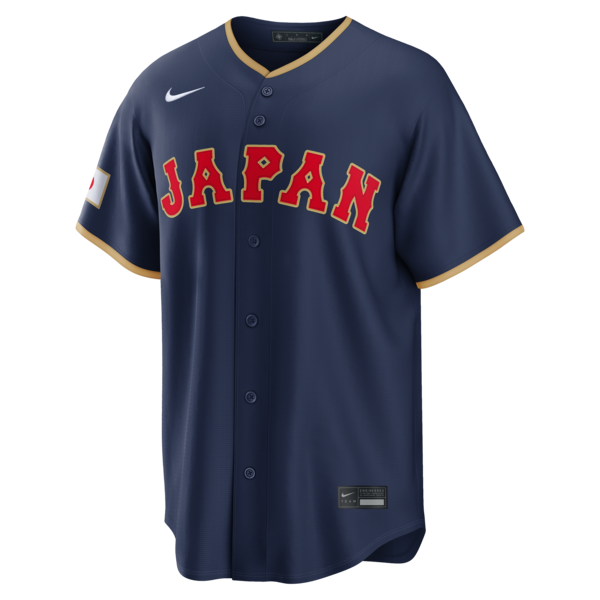 Munetaka Murakami Japan Baseball Nike 2026 World Baseball Classic Road Stadium Jersey - Navy/White - Image 3