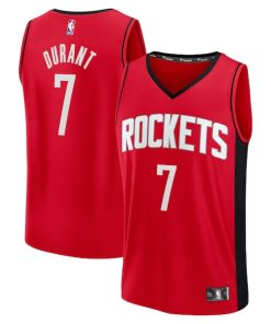 Kevin Durant Houston Rockets  Youth Fast Break Replica Player Jersey - Icon Edition - Red
