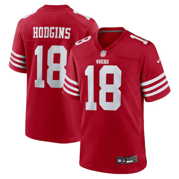 Isaiah Hodgins San Francisco 49ers Nike Team Game Jersey - Scarlet