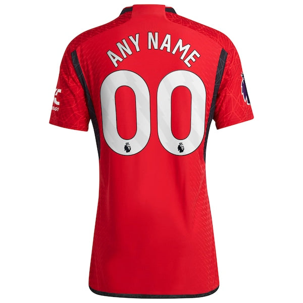 Manchester United adidas 2023/24 Home Authentic Custom Jersey - Red - Image 3