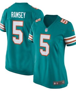 Jalen Ramsey Miami Dolphins Nike Women's Alternate Game Jersey - Aqua