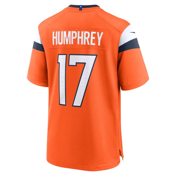Lil'Jordan Humphrey Denver Broncos Nike Team Game Jersey - Orange - Image 3