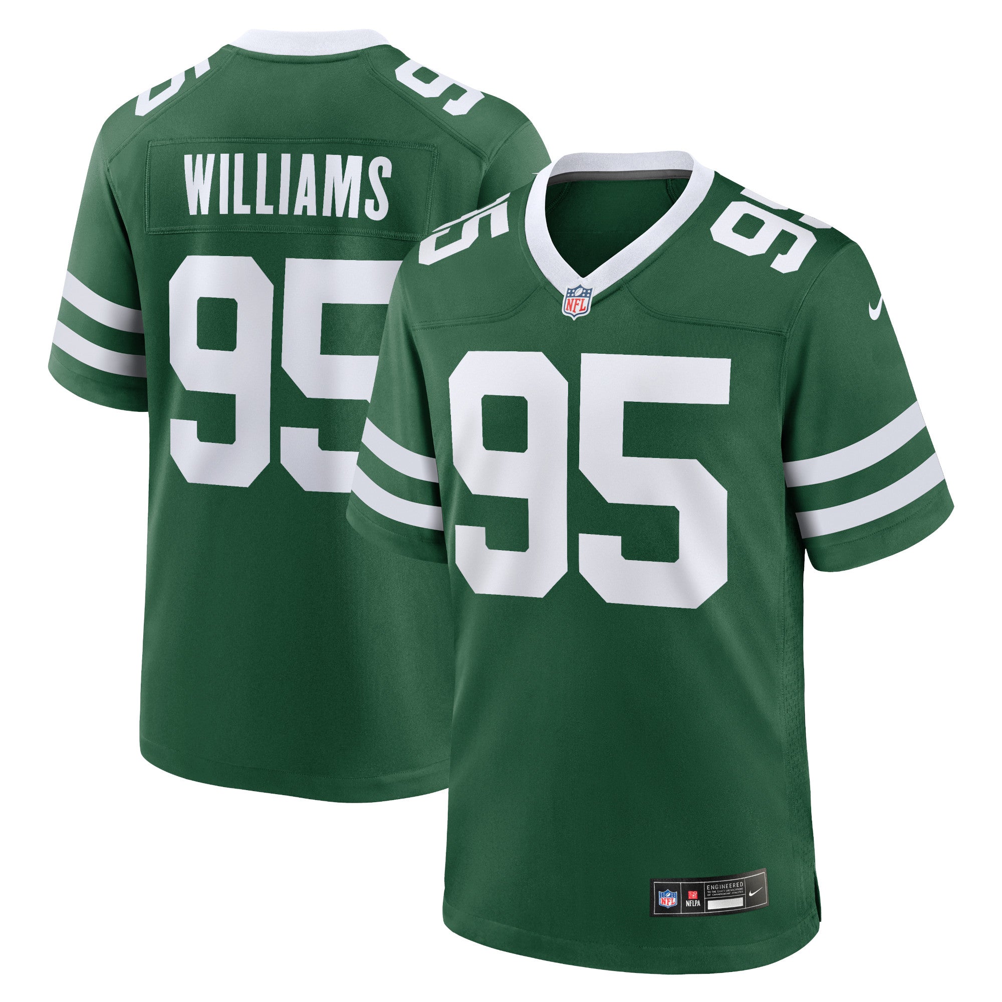 Quinnen Williams New York Jets Nike Alternate Game Jersey - Legacy Black/Green - Image 10