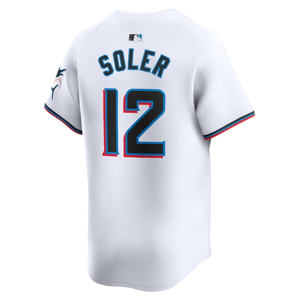 Jorge Soler Miami Marlins Nike Home Limited Player Jersey - White - Image 3
