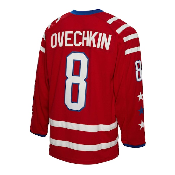 Alexander Ovechkin Washington Capitals Captain Patch 2015 Winter Classic Blue Line Player Jersey - Red - Image 4
