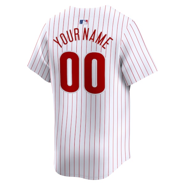 Philadelphia Phillies Nike Home Limited Custom Jersey - White - Image 3
