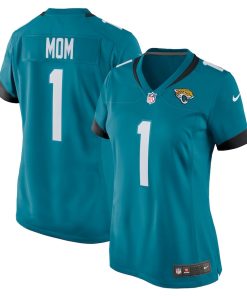 Number 1 Mom Jacksonville Jaguars Nike Women's Game Jersey - Teal