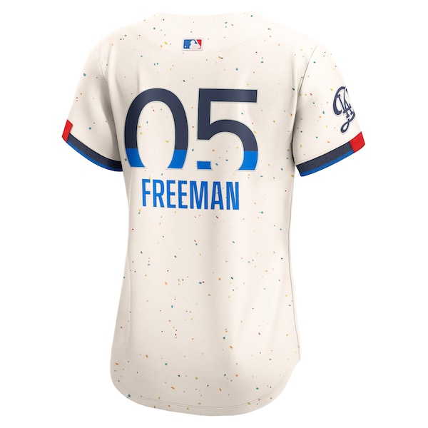 Freddie Freeman Los Angeles Dodgers Nike Women's 2024 City Connect Limited Player Jersey - Cream - Image 3