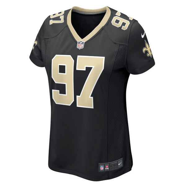 Malcolm Roach New Orleans Saints Nike Women's Team Game Jersey - Black - Image 2