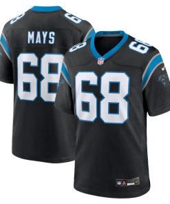 Cade Mays Carolina Panthers Nike Team Game Jersey -  Black