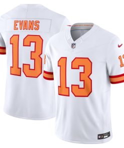 Alternative view of Mike Evans '76 Tampa Bay Buccaneers Nike  Vapor F.U.S.E. Player Limited Jersey - White/Orange