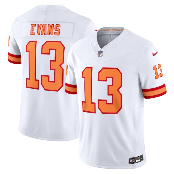 Mike Evans '76 Tampa Bay Buccaneers Nike Vapor F.U.S.E. Player Limited Jersey - White/Orange - Image 2