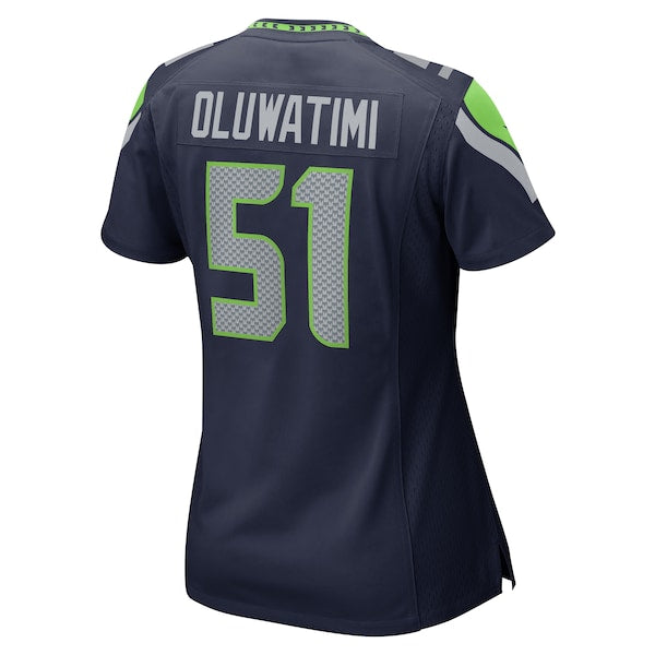 Olusegun Oluwatimi Seattle Seahawks Nike Women's Game Jersey - College Navy - Image 3