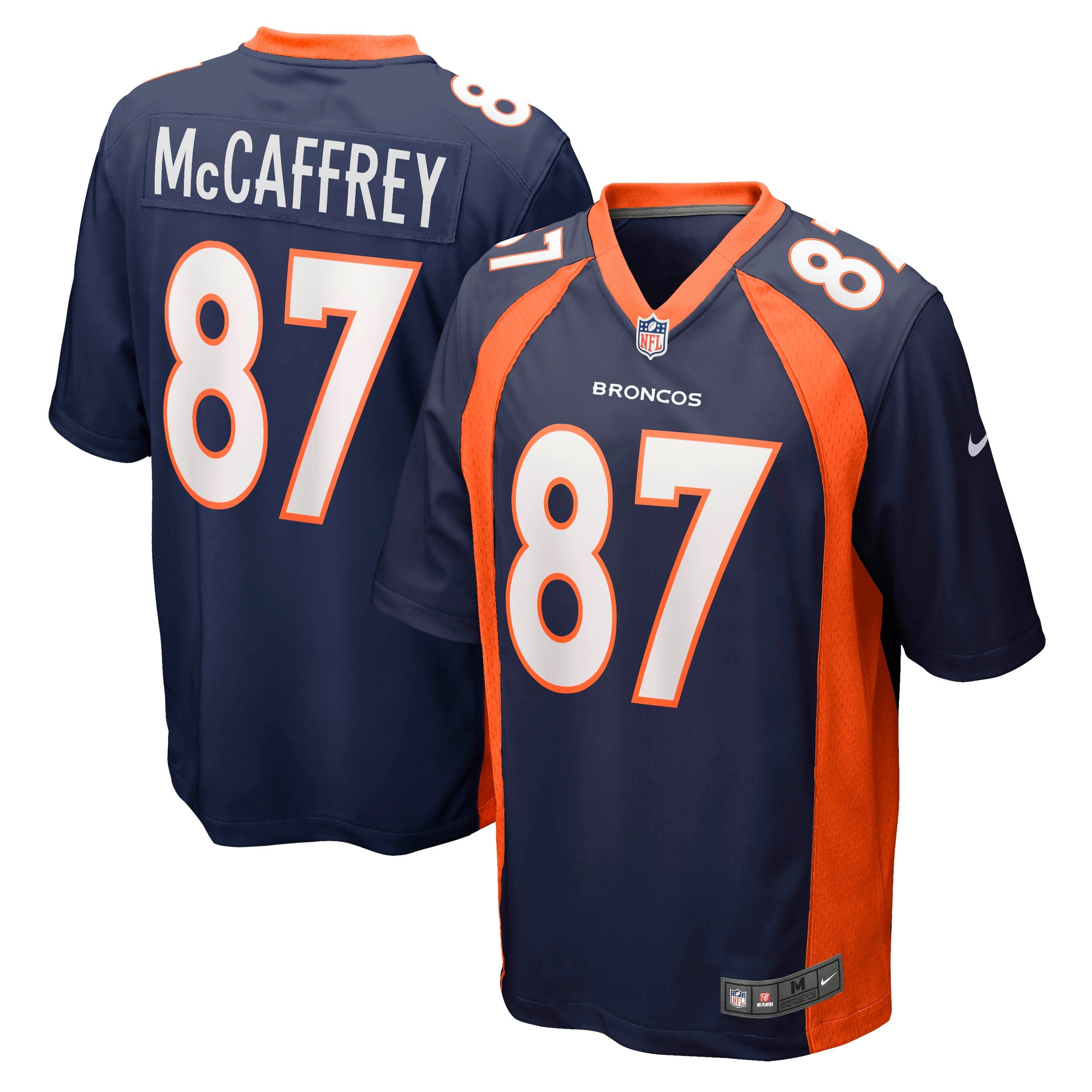Ed McCaffrey Denver Broncos Nike Game Retired Player Jersey - Orange/Navy - Image 6