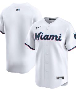 Miami Marlins Nike Youth Home Limited Jersey - White
