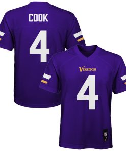 Dalvin Cook Minnesota Vikings Youth Replica Player Jersey - Purple