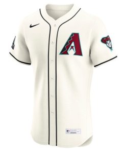 Alternative view of Arizona Diamondbacks Nike Home Elite Jersey - Cream