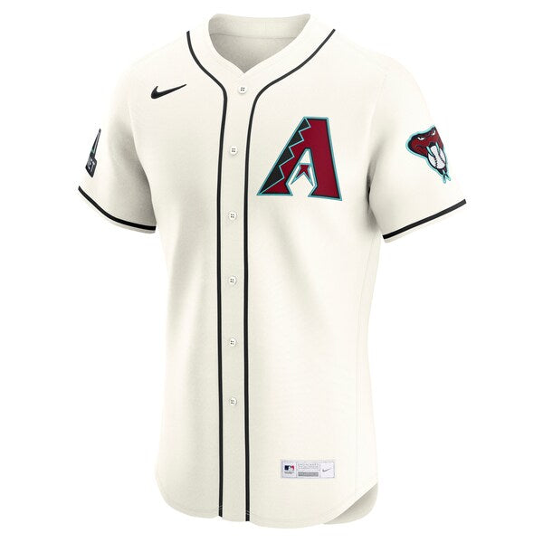 Arizona Diamondbacks Nike Home Elite Jersey - Cream - Image 2