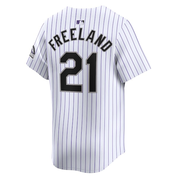 Kyle Freeland Colorado Rockies Nike Home Limited Player Jersey - White - Image 4
