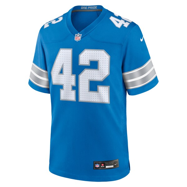 Ty Summers Detroit Lions Nike Team Game Jersey - Blue - Image 3