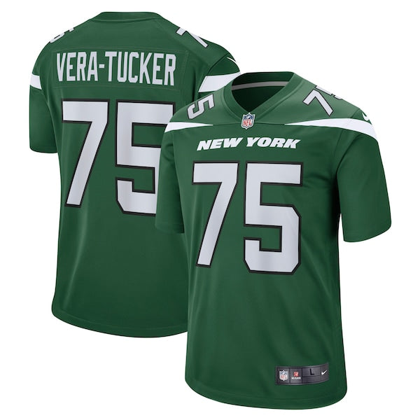 Alijah Vera-Tucker New York Jets Nike Game Player Jersey - Gotham Green/White - Image 2