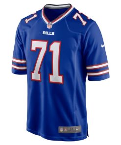 Alternative view of Ryan Bates Buffalo Bills Nike Game Player Jersey - Royal