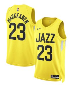 Lauri Markkanen Utah Jazz Nike Unisex Swingman Jersey - Association Edition - Gold