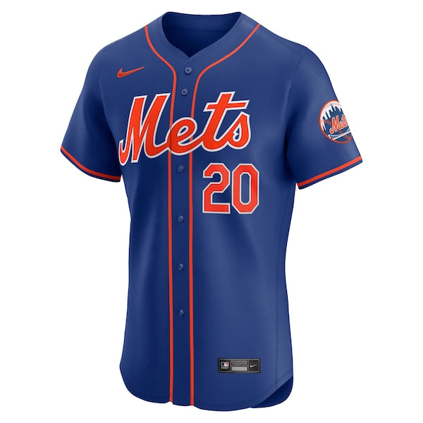 Pete Alonso New York Mets Nike 2nd Alternate Elite Player Jersey - Royal/White - Image 3