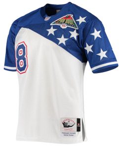 Alternative view of Steve Young NFC  1994 Pro Bowl Authentic Jersey - White/Blue