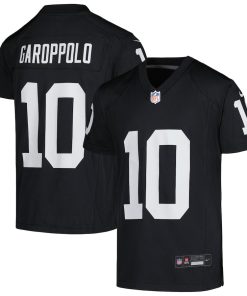 Jimmy Garoppolo Las Vegas Raiders Nike Youth Game Jersey - Black