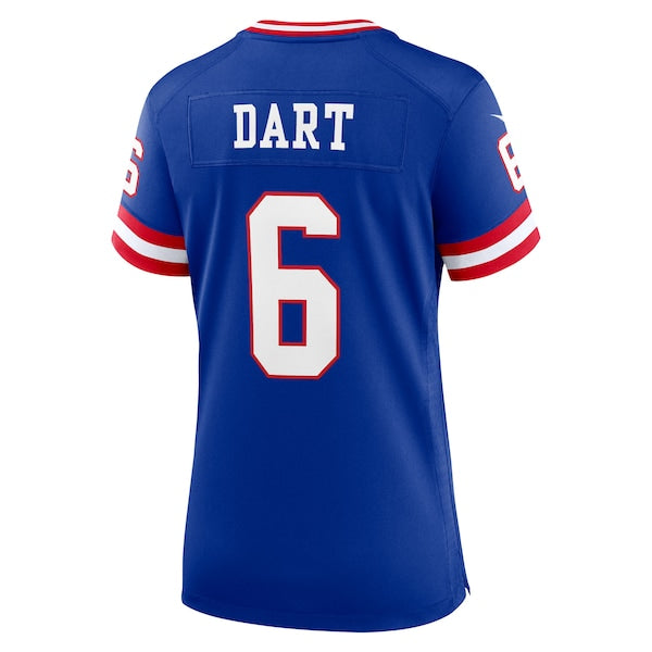 Jaxson Dart New York Giants Nike Women's Alternate 2 Classic Game Jersey - Royal - Image 3