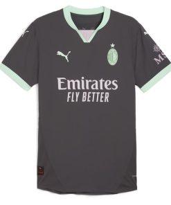 Alternative view of AC Milan Puma 2024/25 Third Authentic Jersey - Charcoal