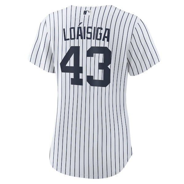 Jonathan Lo¨¢isiga New York Yankees Nike Women's Home Replica Jersey - White - Image 3