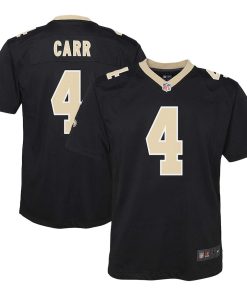 Derek Carr New Orleans Saints Nike Youth Game Jersey - Black