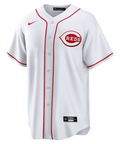 Alternative view of Tyler Stephenson Cincinnati Reds Nike Home Replica Jersey - White