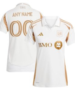 LAFC adidas Women's 2025 Secondary Replica Custom Jersey - White