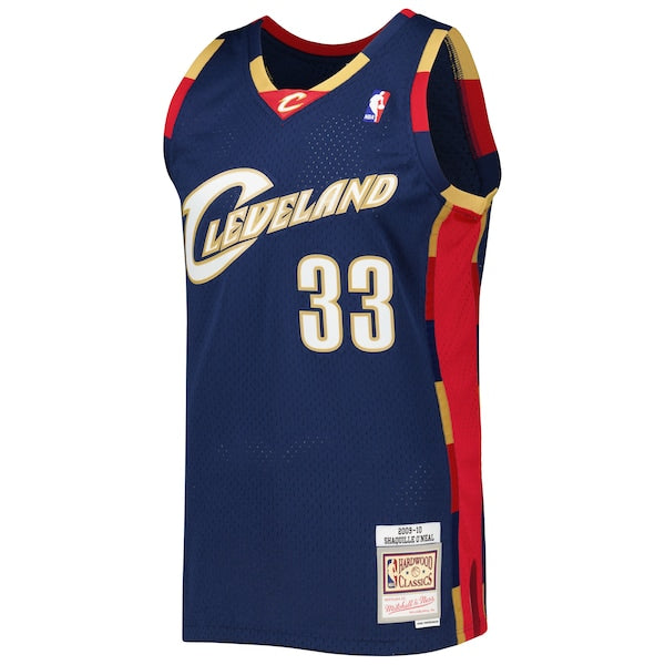 Shaquille O'Neal Cleveland Cavaliers Hardwood Classics 2009/10 Jersey - Navy - Image 2