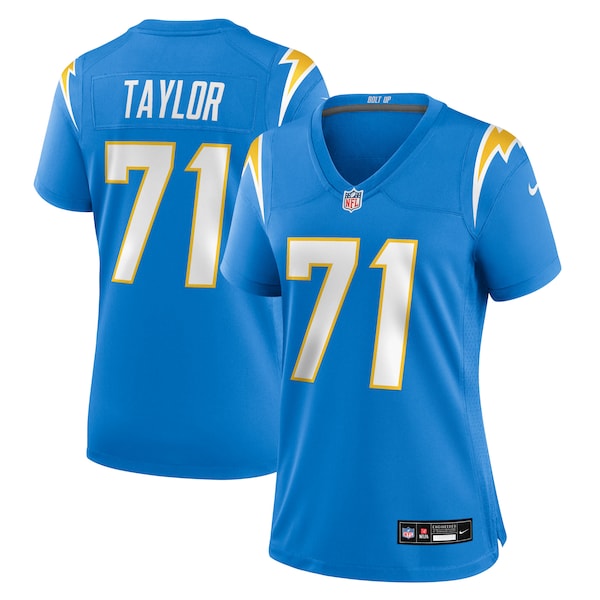 Branson Taylor Los Angeles Chargers Nike Women's Team Game Jersey - Powder Blue