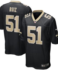 Cesar Ruiz New Orleans Saints Nike Game Jersey - Black