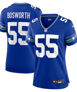 Brian Bosworth Seattle Seahawks Nike Women's Throwback Retired Player Game Jersey - Royal/Navy
