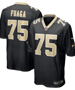 Taliese Fuaga New Orleans Saints Nike  Game Jersey -  Black