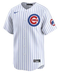 Alternative view of Patrick Wisdom Chicago Cubs Nike Home Limited Player Jersey - White