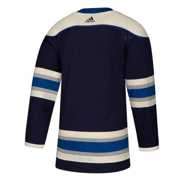 Columbus Blue Jackets adidas Authentic Alternate Blank Jersey - Navy - Image 3